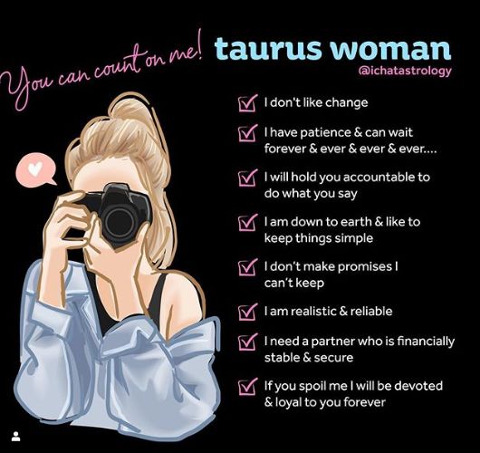 a woman holding a camera up to her face with the words taurus woman above it