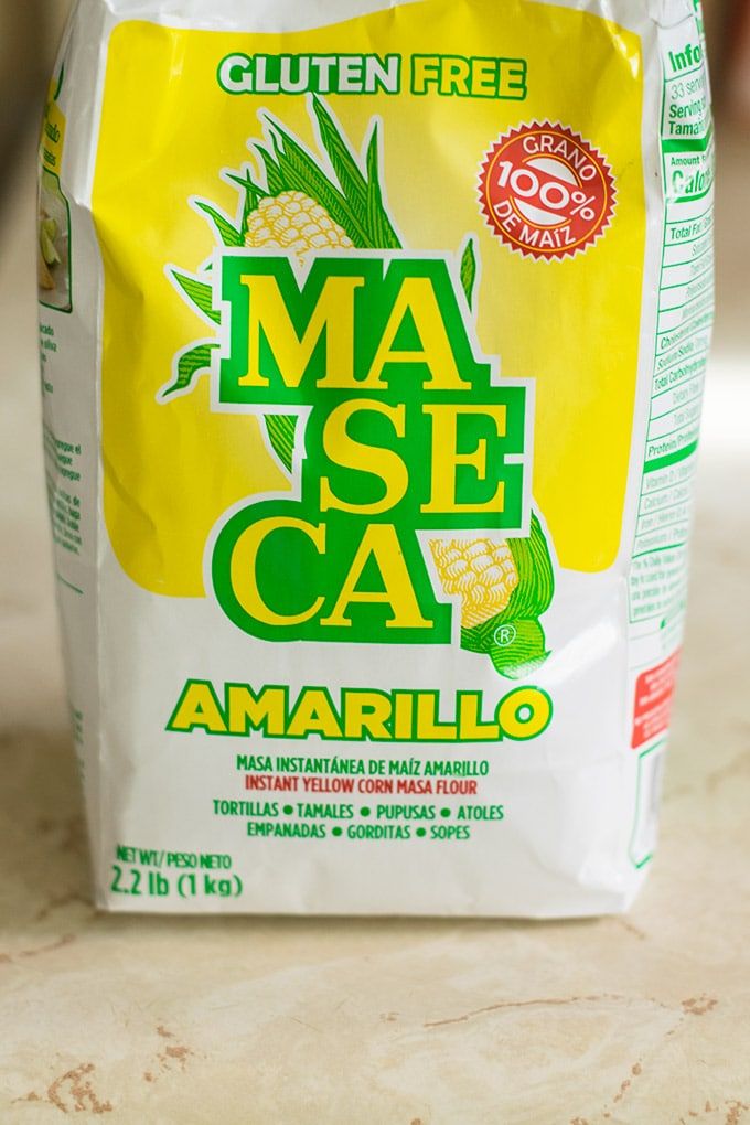 a bag of mase caa sitting on top of a counter