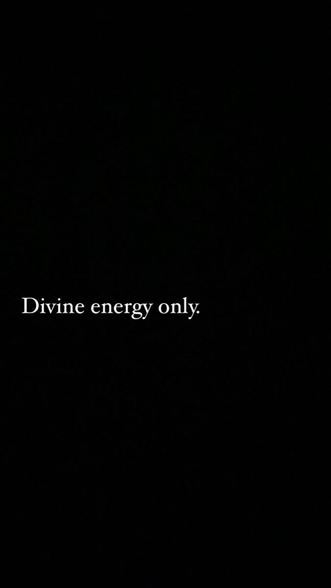 the words divine energy only written in white on a black background