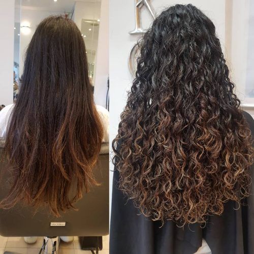 15 Most In Demand Long Perm Hair Ideas Right Now Regular Perm, Spiral Perm Long Hair, Modern Perm, Long Perm, Perm Curls, Long Hair Perm, Curly Perm, Spiral Perm, Permanent Waves