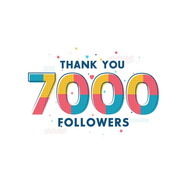 the words thank you 700 followers in colorful letters