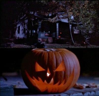 a pumpkin carved to look like a jack o lantern