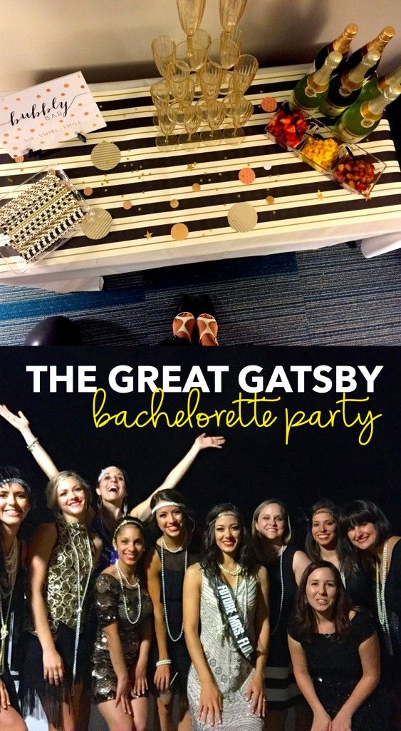 the great gatsby bachelor party is on display at this event, and it's so much fun