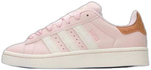 Casual Pink Three Stripes Sneakers, Casual Pink Sneakers With Three Stripes, Sporty Pink Skate Shoes With Boost Midsole, Pink Adidas Sneakers With Three Stripes, Adidas Pink Sneakers With Three Stripes, Pink Sporty Sneakers With Three Stripes, Pink Three Stripes Sneakers With Round Toe, Pink Three Stripes Round Toe Sneakers, Sporty Pink Sneakers With Three Stripes Branding