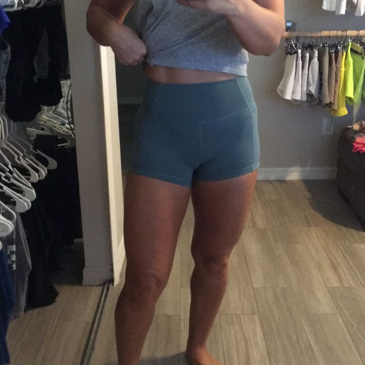 These Are Brand New In A Beautiful Sage Color. They Are An Xxs With A Lot Of Stretch. I Wear Small In Most Shorts, And These Fit But A Bit Snug. They Are Perfectly Compressive But Not Right On The Waist Where You Can’t Breathe. I Have A Ton Of Colors So Bundle To Save. Mid-rise Athleisure Bottoms With Built-in Shorts, Sporty Bottoms With Built-in Shorts, Mid-rise, Sporty Mid-rise Bottoms With Built-in Shorts, Mid-rise Solid Shorts With Built-in Liner, Stretch Light Blue Shorts With Built-in Shorts, Casual High-waisted Yoga Shorts, Fitted Mid-rise Solid Color Shorts, Light Blue Stretch Athletic Shorts, Mid-rise Athleisure Bottoms For Summer