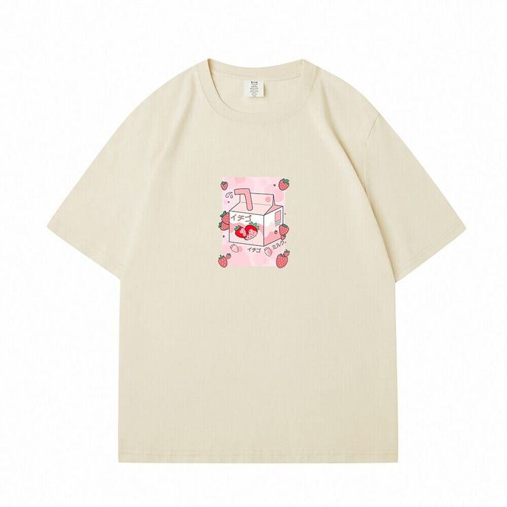 Notes: Our Loose Cotton T-shirt collection is made from 100% cotton material. With a simple, unisex crew neck T-shirt design that will fit just about anyone! Loose and oversized fit. This design is a Bobo's House Original design. All rights reserved. Comes in 12 adorable colors! Kawaii Cartoon Print Relaxed Fit T-shirt, Kawaii Style Cartoon Print Relaxed Fit T-shirt, Kawaii Cotton T-shirt For Streetwear, Kawaii T-shirt With Cartoon Print Crew Neck, Kawaii Crew Neck T-shirt For Streetwear, Kawaii Cotton T-shirt With Crew Neck, Kawaii Cartoon Print T-shirt With Relaxed Fit, Kawaii Funny Print Crew Neck T-shirt, Kawaii T-shirt With Funny Print And Crew Neck