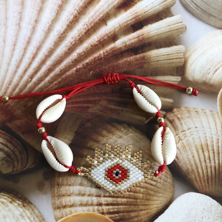 Boho Miyuki Fashion Bracelet Fashion Boho, Cord Bracelet, Cord Bracelets, Shell Beads, Boho Jewelry, Fashion Bracelets, Evil Eye, Straw Bag, Trendy Fashion