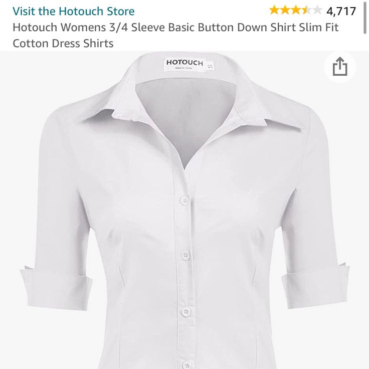 White, Cotton Shirt. Fitted. Size Xl. Fitted Button-up Cotton Tops, Fitted Cotton Button-up Tops, Fitted Solid Cotton Shirt, Office Cotton Stretch Shirt, Stretch Cotton Shirt For Office, Stretch Cotton Shirt For The Office, Stretch Cotton Button-up Blouse, Basic Fitted Collared Shirt, White Slim Fit Cotton Blouse