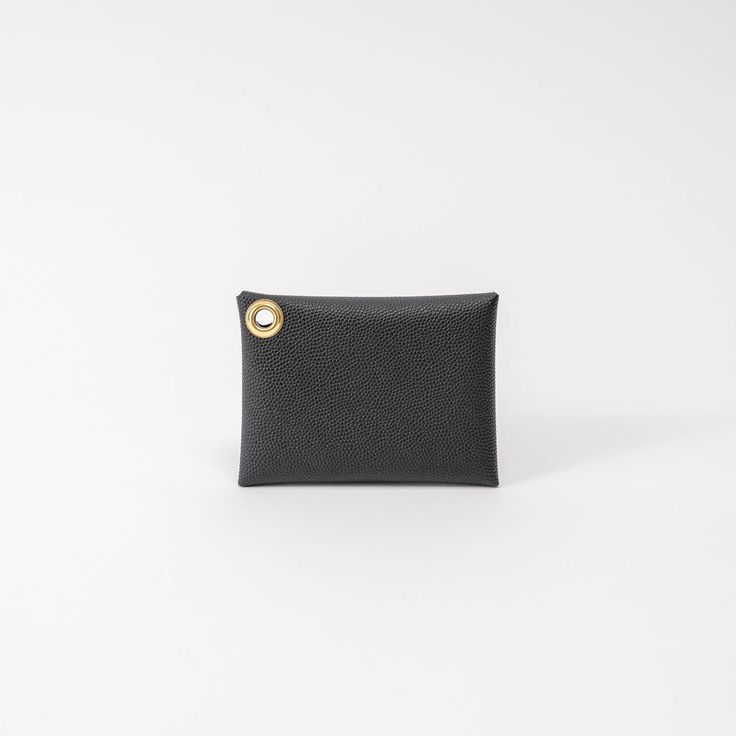 Our leather card wallet makes it simple to carry the essentials when out and about. This wallet is made from a French leather that has been finished to be waterproof so it's ready to help you take on the day no matter the weather! Easily holds 8 cards and a few bills comfortably. Carry more or less to your preference. Pair it with our key wristlet for the ultimate grab-and-go convenience without sacrificing style. Wristlet sold separately. Handcrafted in Greenville, South Carolina. Everyday Black Trifold Wallet With Smooth Grain, Minimalist Coin Purse With Interior Card Slots, Black Everyday Trifold Wallet, Everyday Black Rectangular Trifold Wallet, Everyday Black Trifold Wallet, Minimalist Wallets With Card Slots For Travel, Minimalist Travel Wallets With Card Slots, Modern Everyday Trifold Wallet With Coin Pocket, Minimalist Travel Wallet With Card Slots