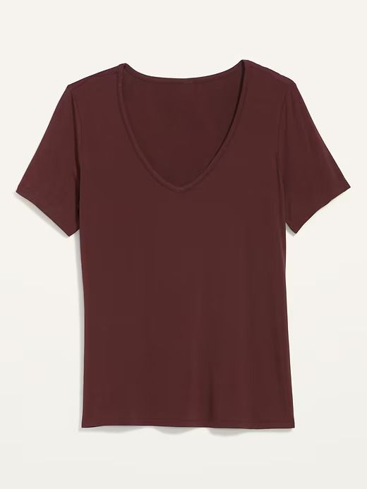 Luxe V-Neck T-Shirt | Old Navy Trendy Everyday V-neck T-shirt, Relaxed Fit V-neck Top With Short Sleeves, Relaxed Fit Short Sleeve V-neck Top For Everyday, Basic Short Sleeve V-neck Top For Everyday, Everyday V-neck Short Sleeve Top For Summer, Basic Everyday Short Sleeve V-neck Top, V-neck Short Sleeve Top For Summer, Trendy Short Sleeve V-neck Top For Everyday, Everyday Trendy Short Sleeve V-neck Top