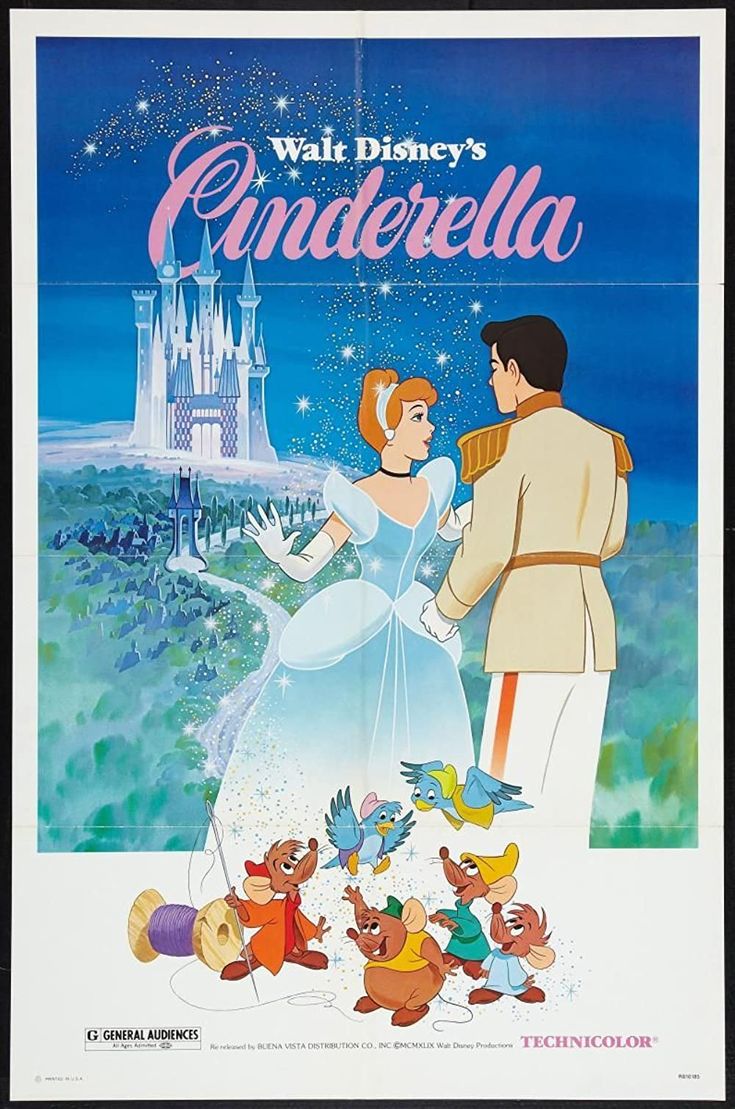 the poster for walt's cinderella