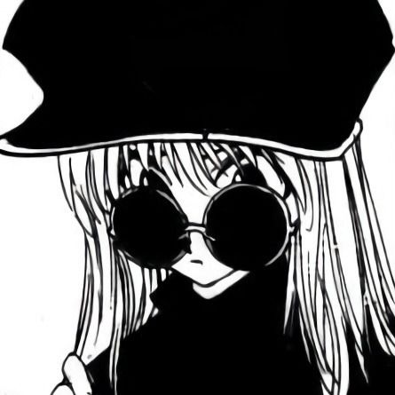 a drawing of a girl wearing sunglasses and a hat with her hair in the wind