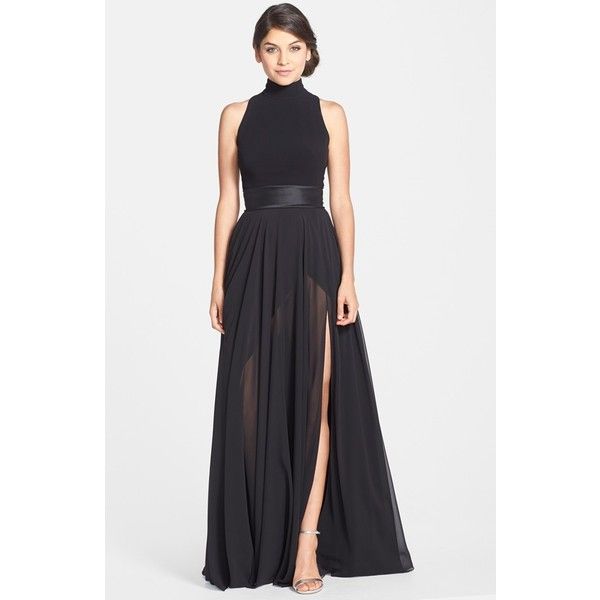 Nordstrom Prom Dresses, Dramatic Skirt, Turtleneck Dress, Prom Dresses Sleeveless, Casual Long Sleeve Shirts, Prom Outfits, Prom Hairstyles, Turtle Neck Dress, Nordstrom Dresses