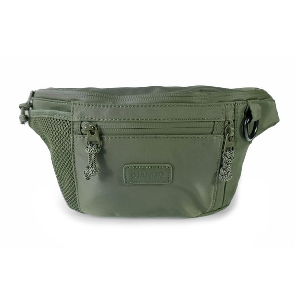 Functional Green Belt Bag For On-the-go, Modern Nylon Belt Bag For Outdoor, Nylon Belt Bag With Anti-theft Pocket For Travel, Sporty Belt Bag With Removable Pouch For Outdoor Activities, Multifunctional Nylon Belt Bag For Outdoor Activities, Outdoor Nylon Chest Bag With Removable Pouch, Functional Belt Bag With Anti-theft Pocket For Outdoor, Functional Outdoor Belt Bag With Anti-theft Pocket, Practical Nylon Belt Bag For Travel