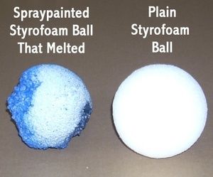 three different types of balls on a table