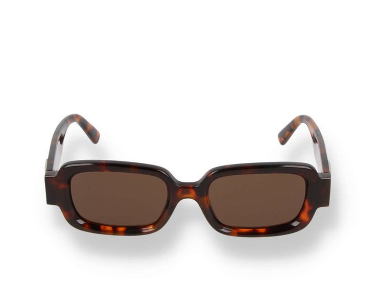 Occhiali da sole Ambush THIA SUNGLASSES HAVANA BROWN havana frontale Havana Color, Sunglasses Model, Heart Face, Brown Sunglasses, Havana Brown, Rectangular Sunglasses, The Bridge, Personal Shopper, Square Shape