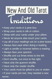 an old tarot card with instructions on how to fold it and what to put in it