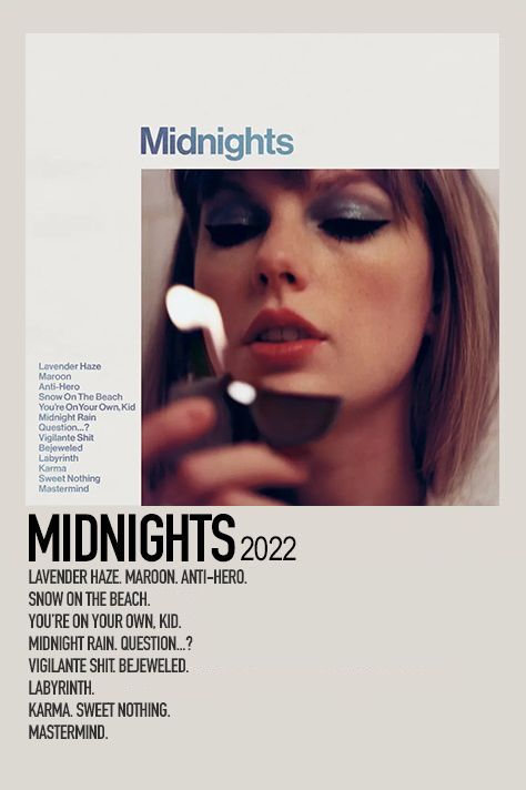 the cover of midnights magazine features a woman holding a toothbrush in her hand