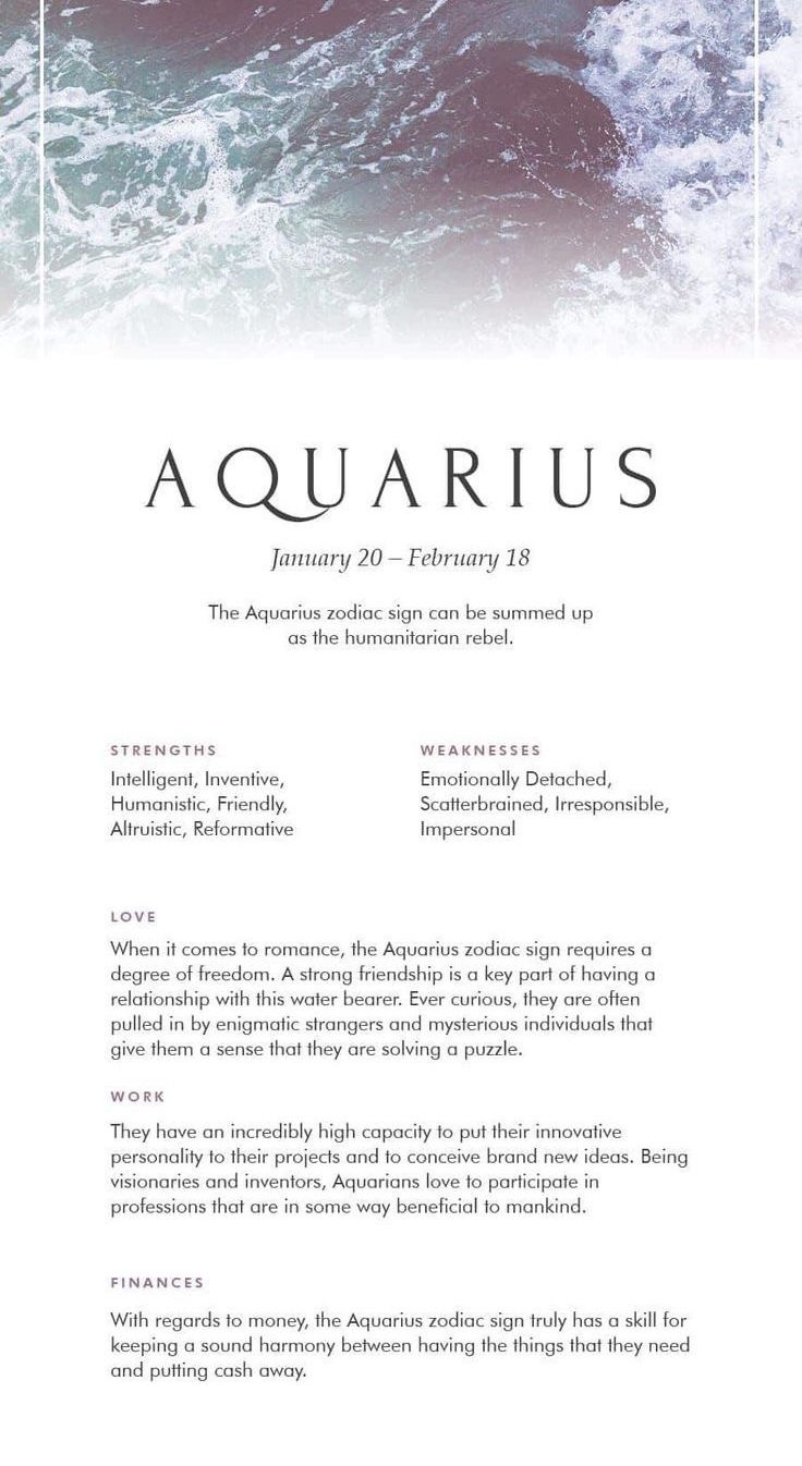 the aquarius flyer is shown in white and blue