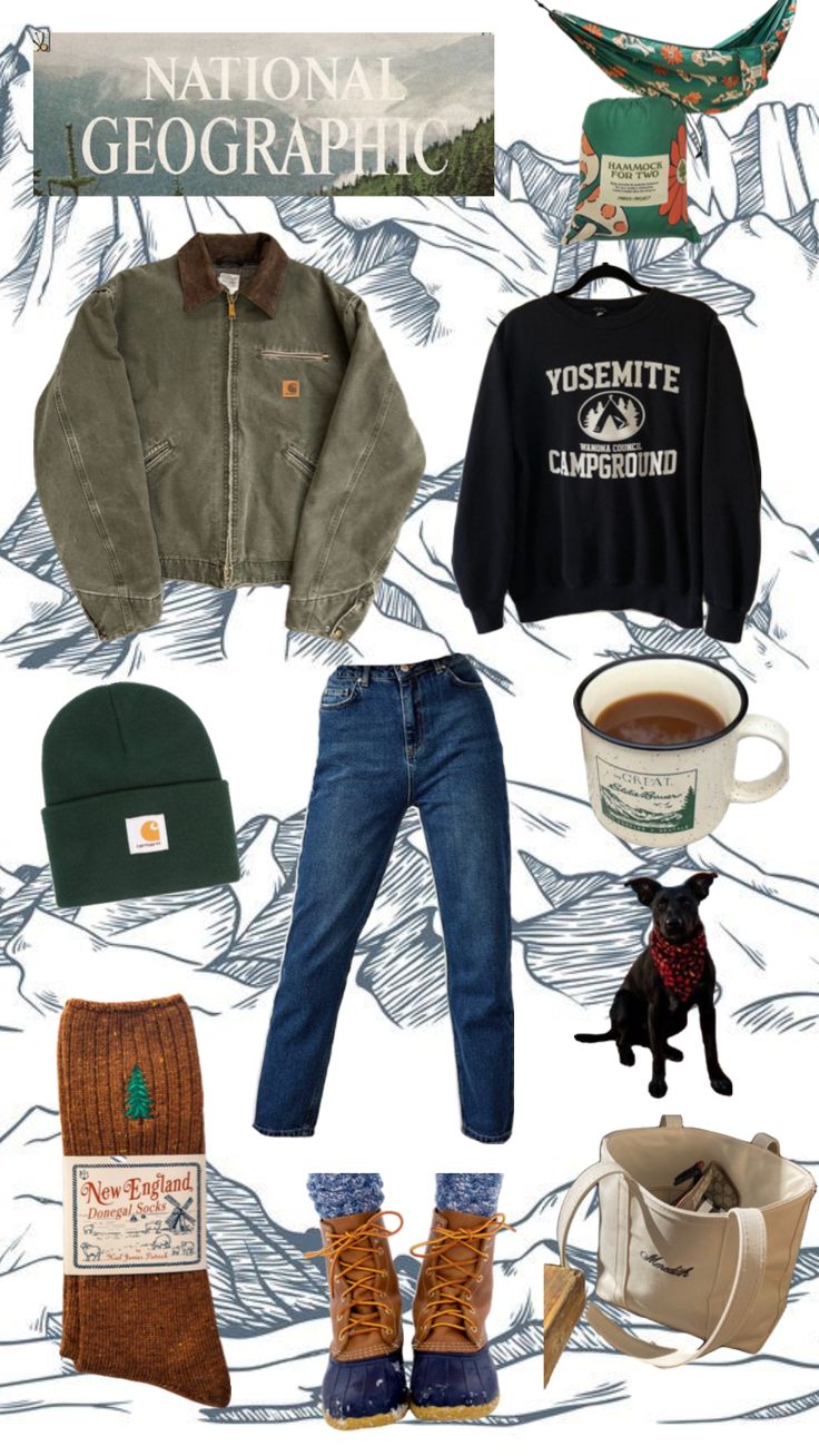 #llbean #granola #carhartt Fisherman Outfit For Women, Ll Bean Jacket Outfits, Llbean Aesthetic, Granola Girl Capsule Wardrobe, Ll Bean Boots Outfit, Hiking Girl Outfit, Ll Bean Aesthetic, Llbean Outfit, Western Granola Outfits