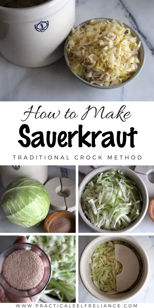 how to make sauerkraut traditional crock method