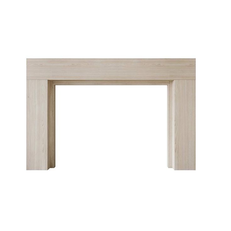 an image of a white fireplace mantel