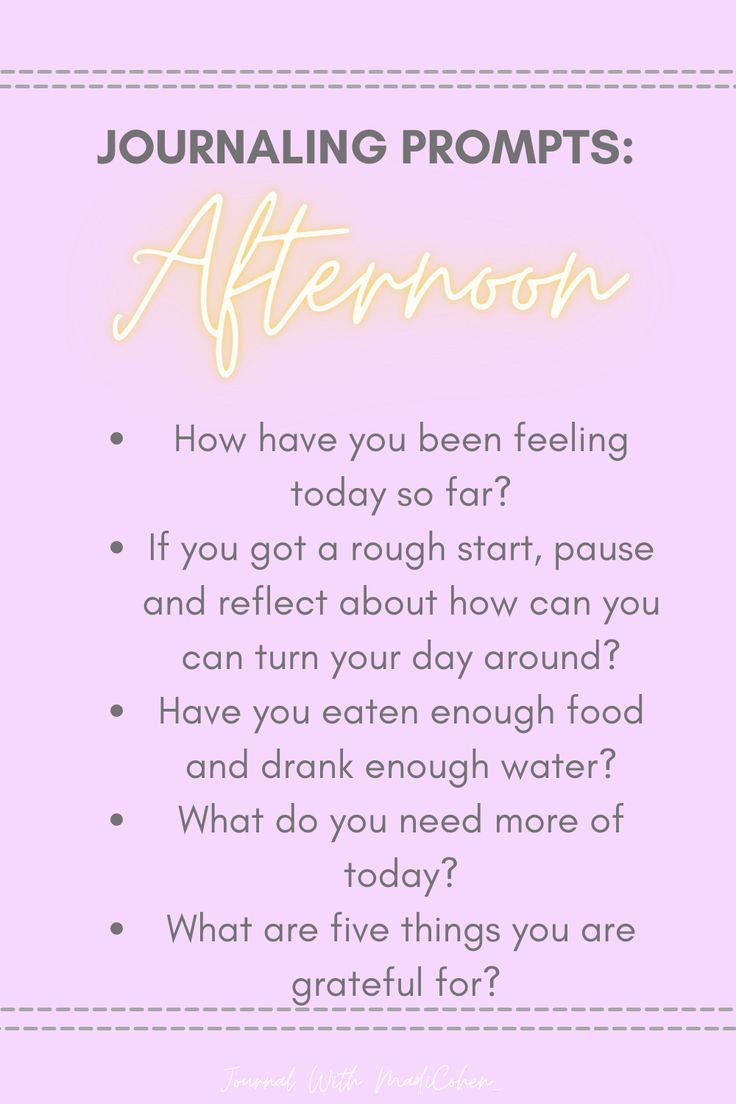 a pink background with the words, journaling prompts afteroom and an image of a