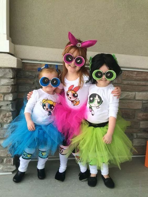 21 Halloween Costumes for Sisters | Finding Mandee Powder Puff Girls Costume, Halloween Costumes For Sisters, Costumes For Sisters, Powder Puff Girls, Sister Halloween Costumes, Powerpuff Kızları, Superhero Halloween Costumes, Sibling Halloween Costumes, Powerpuff Girls Costume