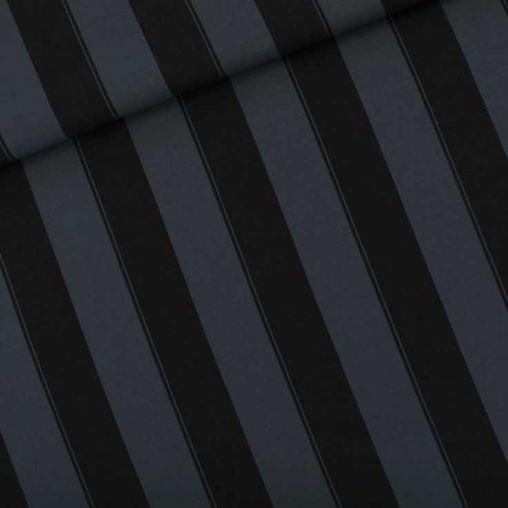 black and grey striped fabric with vertical stripes