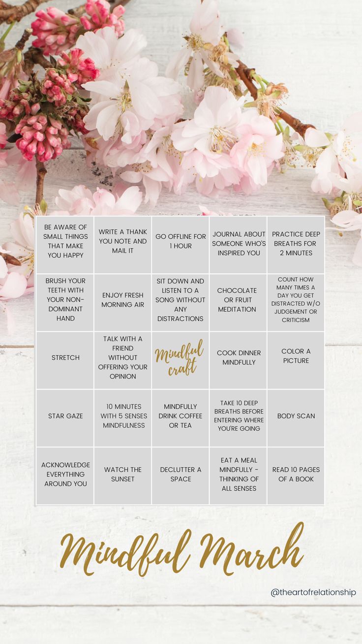 a printable schedule for the month of march with pink flowers and gold foil lettering