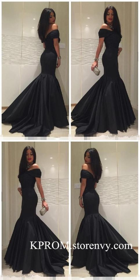 Wite Prom Dresses, Black Mermaid Prom Dress, Elegant Evening Dress, Black Evening Dress, Black Mermaid, Prom Dresses 2019, Dress Mermaid, Black Prom, Black Evening Dresses