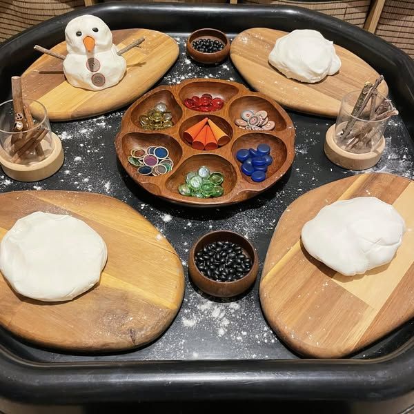 a tray filled with lots of different types of food