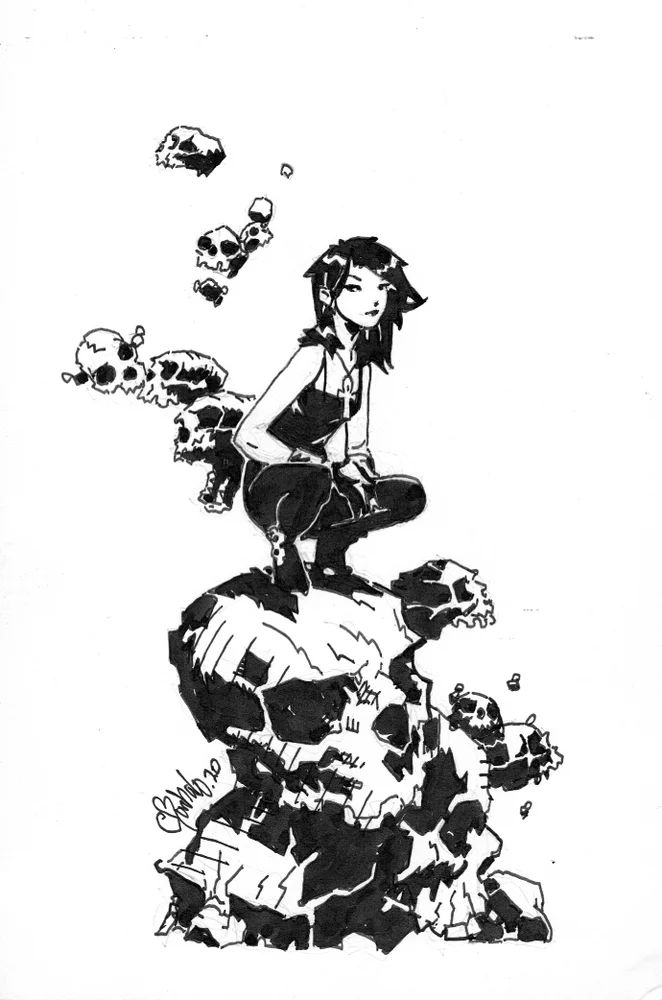 Chris Bachalo, Mike Mignola Art, Sandman Comic, Cassandra Cain, Mike Mignola, Comic Book Art Style, Emma Frost, Character Design Animation, Dc Comics Art