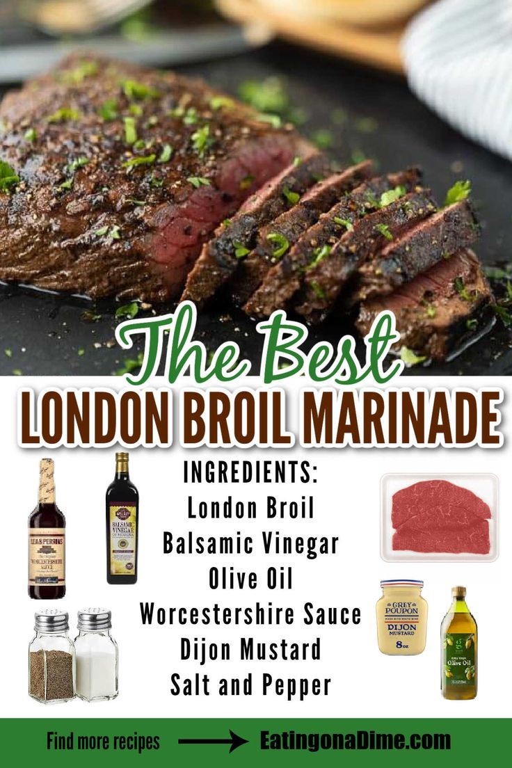 the best london broil marinade recipe for steaks, ribs, and more