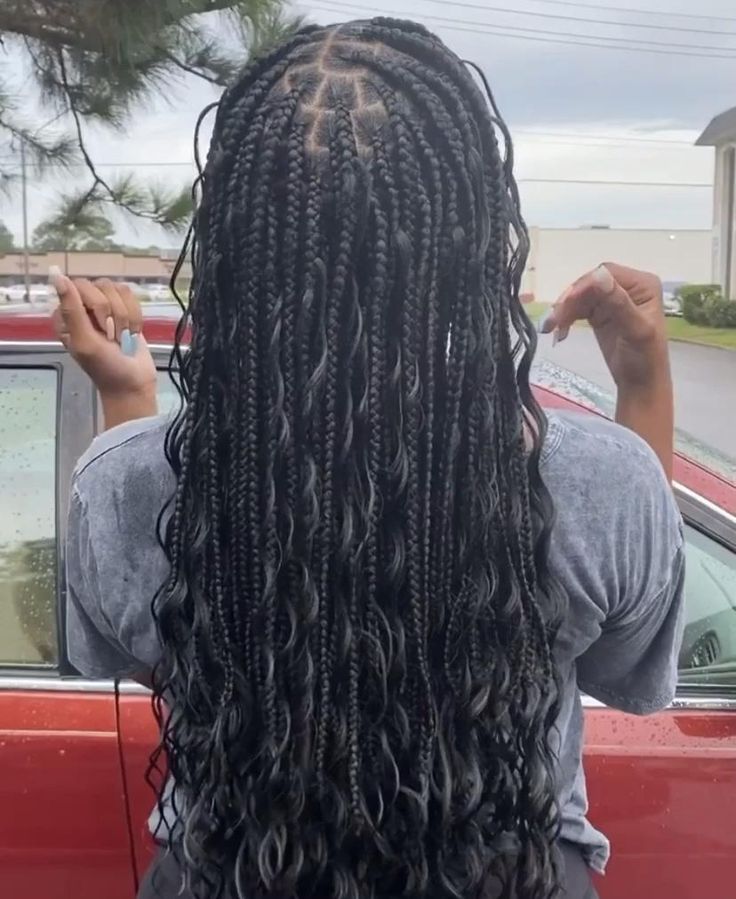 Box Brades Hairstyles, Nappy Hairstyles, Hairstyles Braid, Big Box Braids Hairstyles, Goddess Braids Hairstyles, Braided Cornrow Hairstyles, Box Braids Hairstyles For Black Women, Braids Hairstyles Pictures, Cute Box Braids Hairstyles