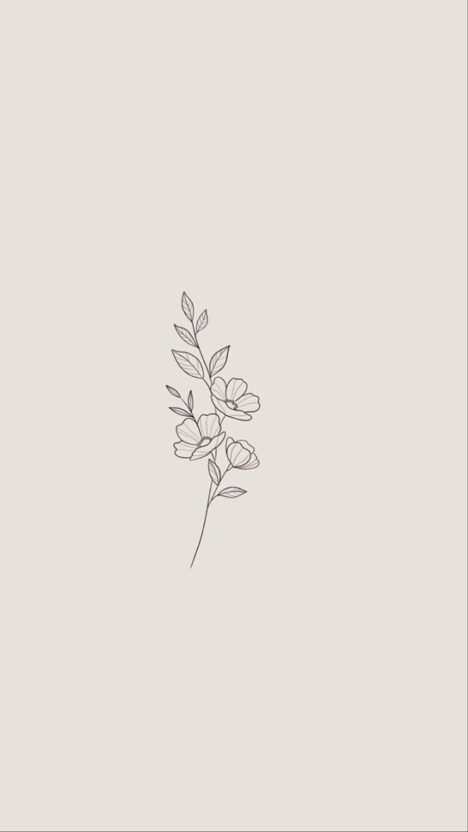 a line drawing of a single flower on a gray background with the word love written below it