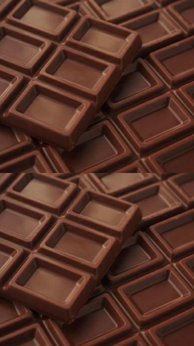 chocolate bars stacked on top of each other