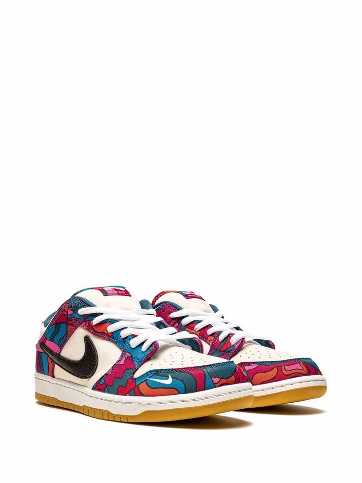 Shop Nike x Parra Dunk Low SB sneakers with Express Delivery - FARFETCH Parra Dunk, Art Sneakers, Kobe Bryant Shoes, Lanvin Sneakers, Dior Sneakers, Balenciaga Sneakers, Nike Models, Air Jordan Sneakers, Custom Sneakers