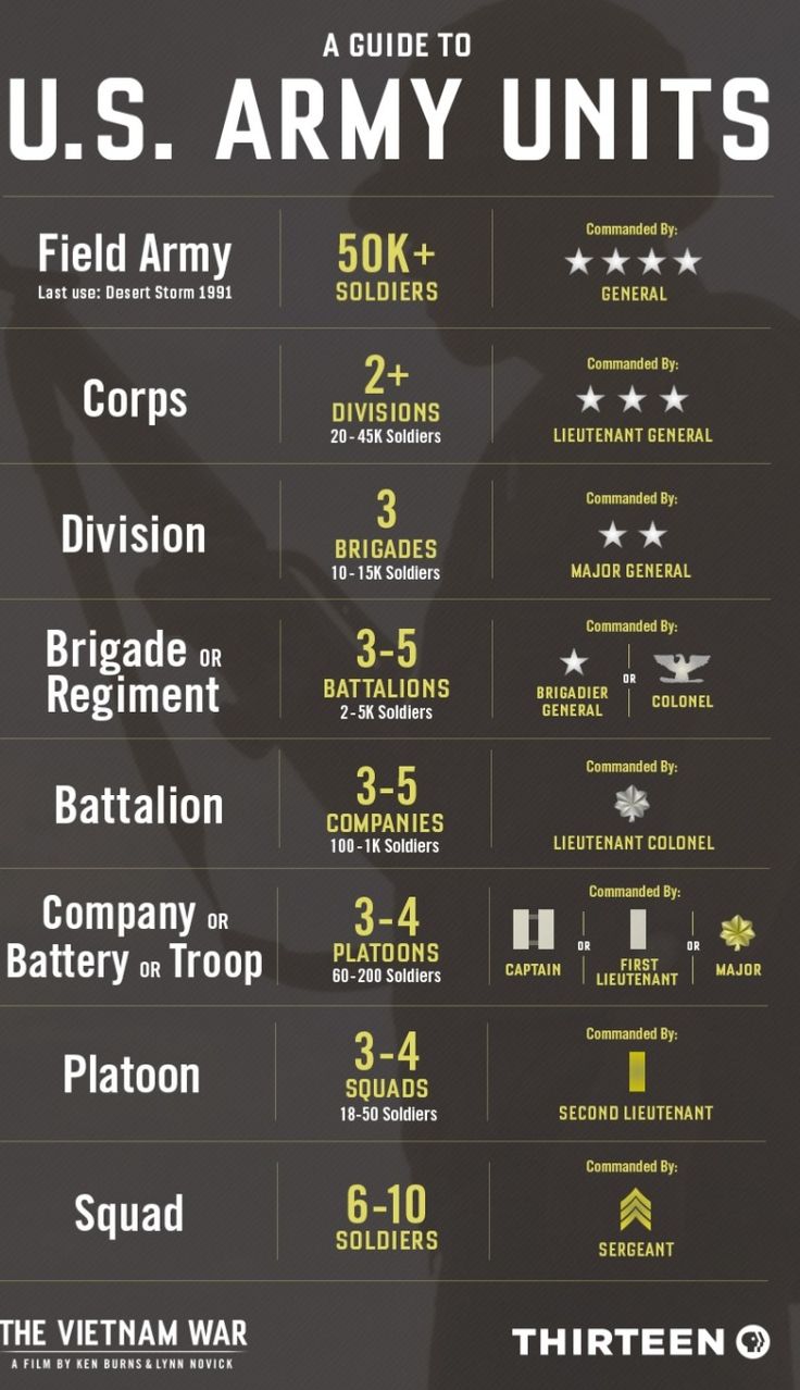 the u s army units info sheet