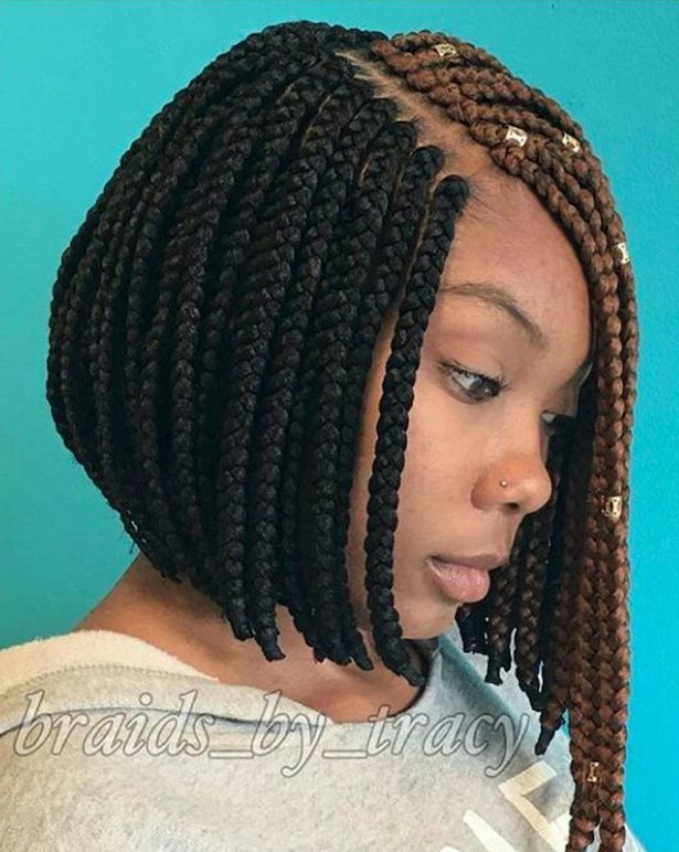 Braids Bob Style, Bob Box Braids Styles, Afro Hair Girl, Box Braids Bob, Bob Braids Hairstyles, Short Box Braids Hairstyles, Blonde Box Braids, Yarn Braids, Short Box Braids