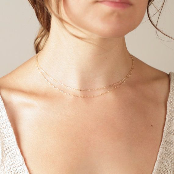 Delicate Chain Jewelry For Layering, Delicate Double Strand Layered Necklace With Adjustable Chain, Double Strand Delicate Jewelry With Delicate Chain, Delicate Double Strand Jewelry With Delicate Chain, Delicate Double Chain Necklace, Dainty Satellite Chain Necklace For Wedding, Cable Chain Necklace For Wedding, Dainty Delicate Chain Necklace For Wedding, Simple Delicate Chain Jewelry For Wedding