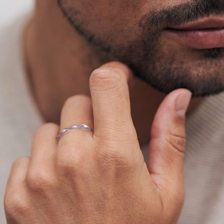 This striking endless Celtic knot ring is crafted in 925 sterling silver, made slightly thicker than other factories, making the ring more delicate and strong. The Celtic ring symbolizes "love," "fertility," and "rebirth." A simple design for women, ladies, girls, and your loved ones. Minimalist Silver Heart Ring For Promise, Minimalist Sterling Silver Rings For Anniversary, Modern Twist Sterling Silver Promise Jewelry, Modern Sterling Silver Couple Promise Rings, Modern Twist White Gold Rings As Gift, Hypoallergenic White Gold Promise Ring, Sterling Silver Infinity Ring, Sterling Silver Infinity Ring Gift, Infinity Ring With Polished Finish As Gift