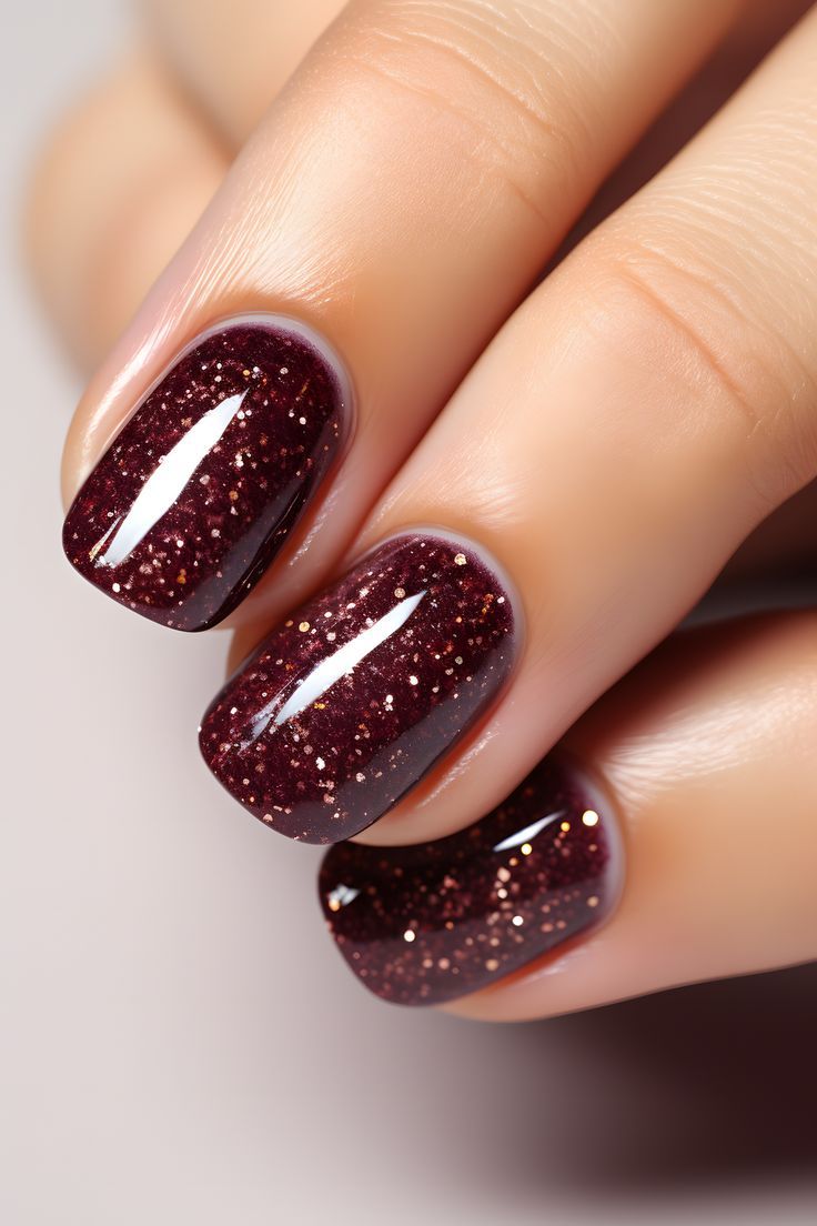 christmas nails, fall holiday nails, winter nails, winter nail designs, pretty nails ideas, christmas nails, winter nails, holiday nails, christmas nails, christmas nail designs, new years eve nails glitter, glitter nails, winter christmas nails, new years 2024, trendy nails, mahogany nails, glittery manicure, stylish nail art, nail inspiration, nail fashion, nail trends, festive nails, seasonal nail looks, nail colors, nail shades Mahogany Nails, Glitter Nails Winter, New Years Eve Nails Glitter, Pretty Nails Ideas, Nail Designs New Years, Nails Ideas Christmas, Nails Winter Christmas, Nails New Years, Winter Christmas Nails