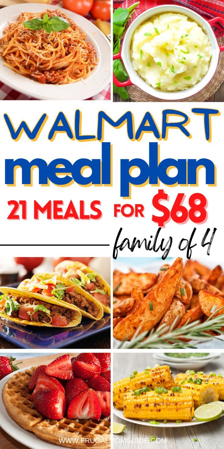 the walmart meal plan is on sale for $ 69