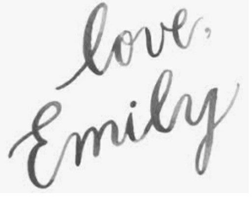 the word love and family written in cursive writing