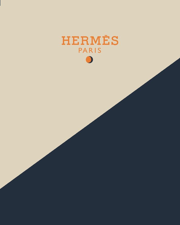 the logo for hermes paris is shown in an orange and black color scheme,