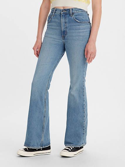 70's High Rise Slim Straight Women's Jeans - Medium Wash | Levi's® US Jeans For Petite Women, Flare Outfit, Womens Levi Jeans, Emotionally Attached, High Wasted Jeans, Levi Jeans Women, Swaggy Outfits, Fashion Fits, College Outfits