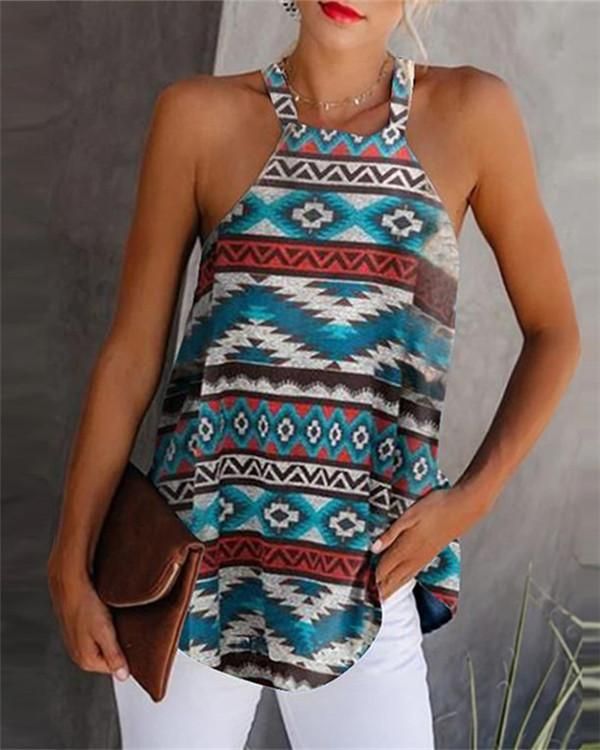 Description : Material: Polyester Neckline: Round Neck Season: Summer Sleeves:Spaghetti Strap Paterrn Type: Print Style : Casual , Daily, Fashion Occasion: Daliy, Vacation, Casual Size: S, M, L, XL, 2XL, 3XL Package included: 1 *  Top Note Due to the difference between different monitors, the picture may not reflect the actual color of the item Shipping Receiving time = Processing time + Shipping time Return Policy Our Guarantee Return or exchange within 15 days from the delivered date. Request: Printing T Shirt, Mode Boho, Casual Tanks, Chic Type, Womens Tops Summer, Women Tunic Tops, Tie And Dye, Estilo Boho, Sleeveless Vest