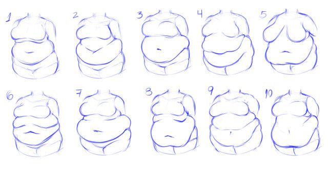 how to draw a baby's stomach with the help of a pencil step by step