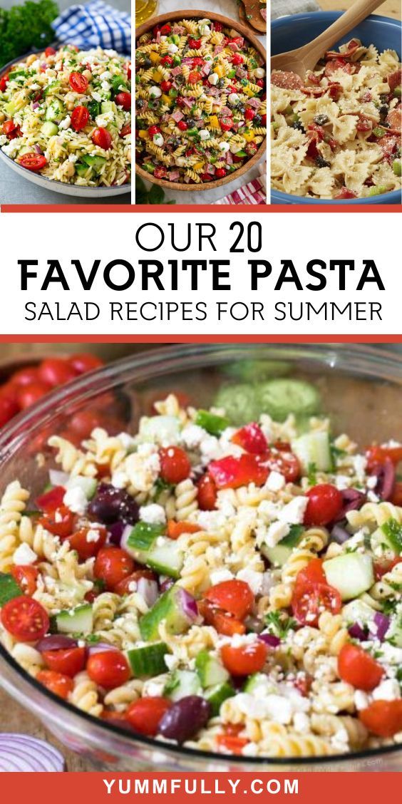 the cover of our favorite pasta salad recipe